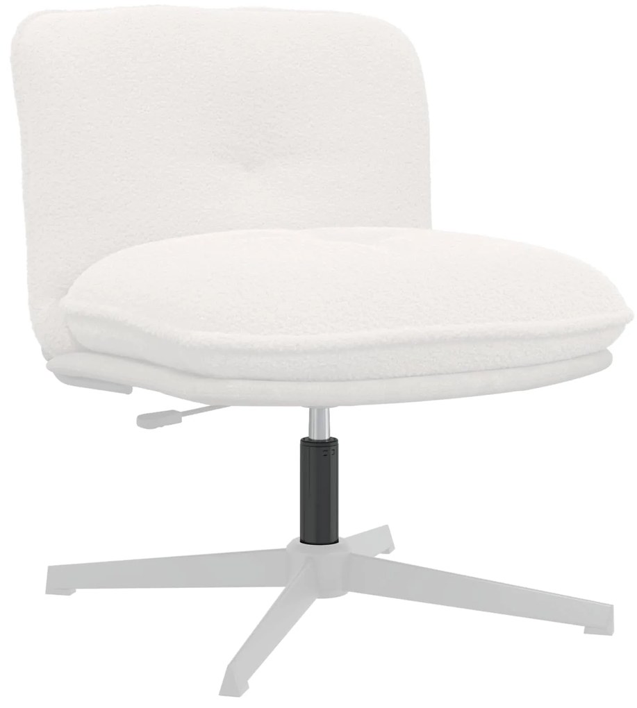 vidaXL Κύλινδρος Αερίου Καρέκλας Γραφείου Μαύρο 239-309 εκ Σίδερο