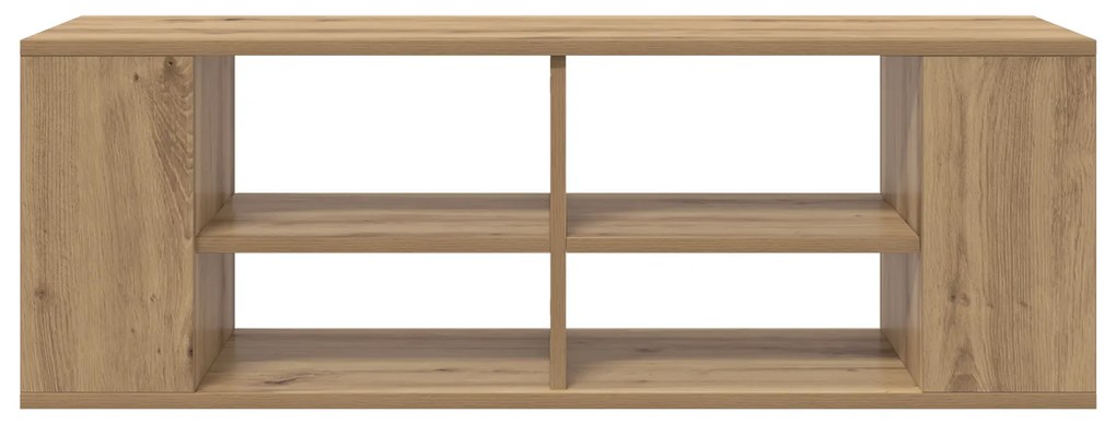 vidaXL Τοίχου Ντουλάπι Τηλεόρασης artisan δρυς 102 x 35 x 35 cm