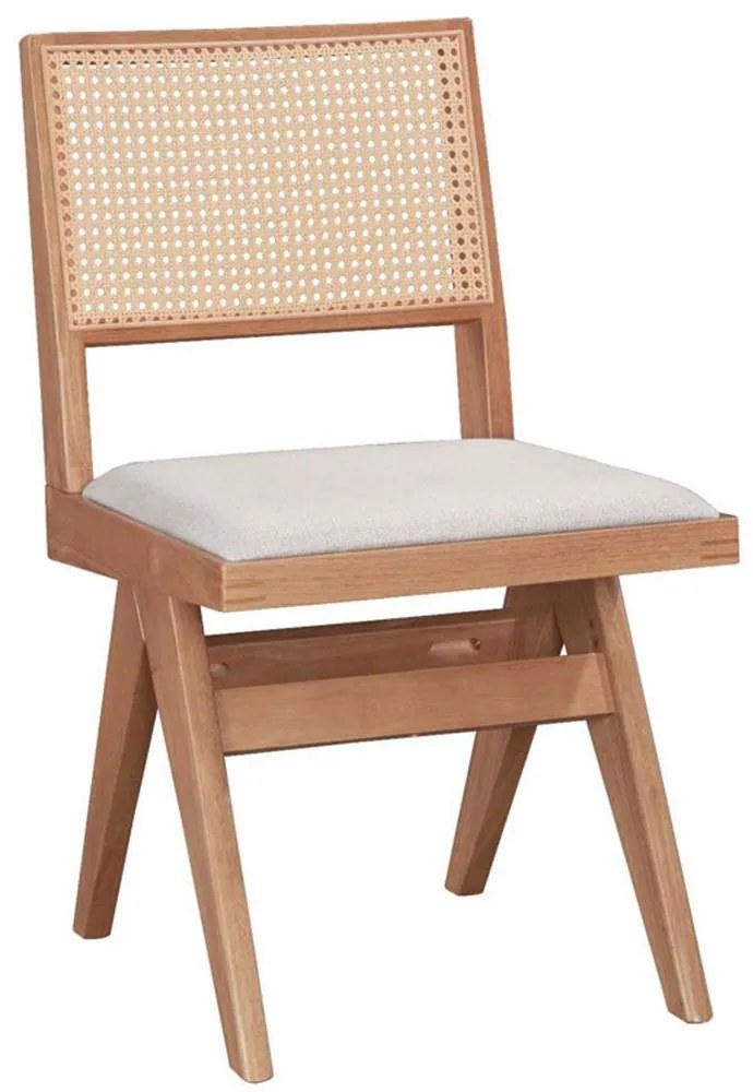 Καρέκλα Winslow 247-000002 46,5x55,8x82cm Walnut-Grey-Natural
