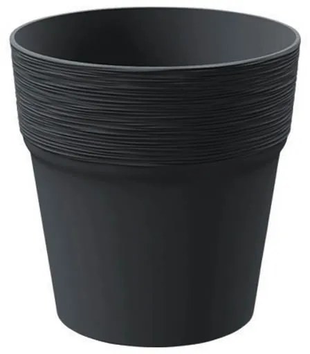 Γλάστρα (Φ17.5x17.9) Marhome Furu Ανθρακί 09-DFA175-S433
