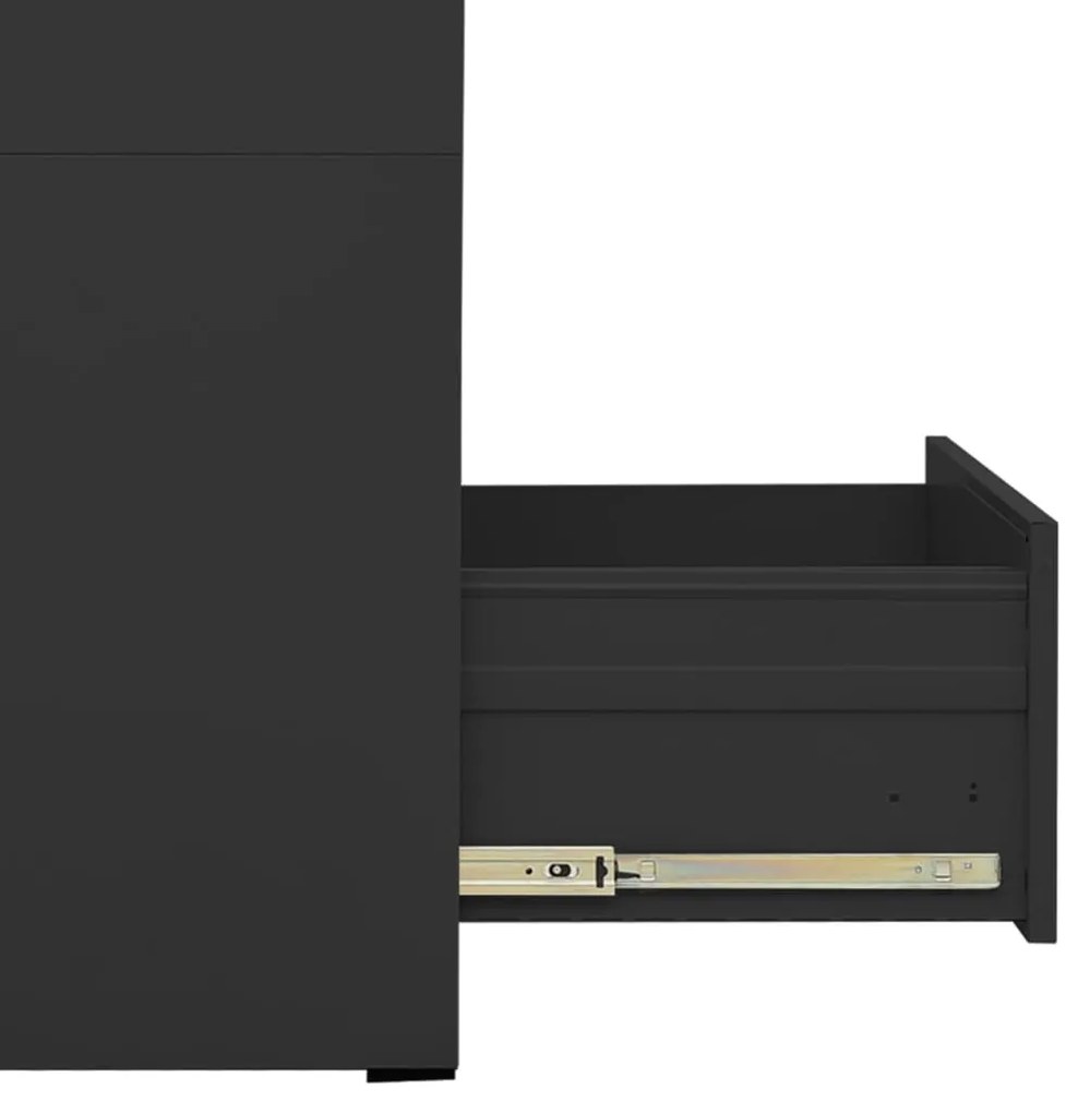 vidaXL Αρχειοθήκη Ανθρακί 46 x 62 x 72,5 εκ. από Ατσάλι