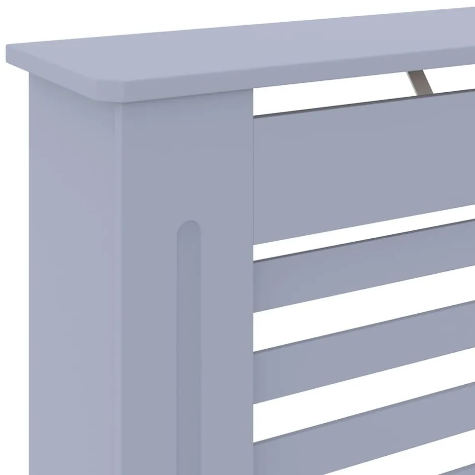 vidaXL Κάλυμμα Καλοριφέρ Γκρι 78 εκ. από MDF