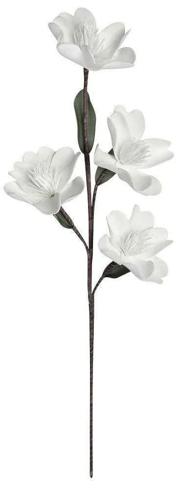 Διακοσμητικό Λουλούδι LOL9813K6 100cm White Espiel Polyethylene