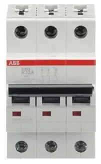 Αυτόματη Ασφάλεια S203 -K32 Γκρι 32A Καμπύλη K 6kA S200 24848 ABB 24848