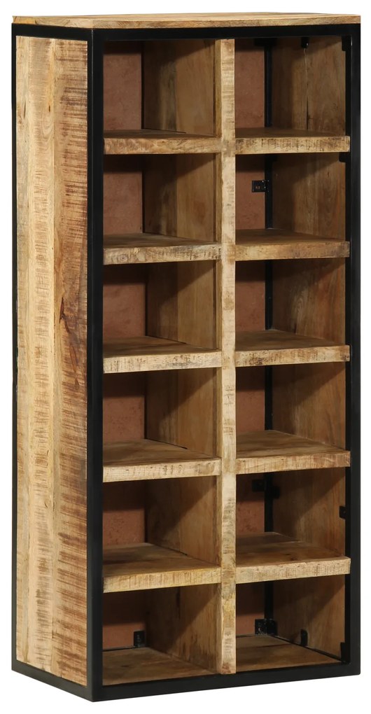 vidaXL Ντουλάπα παπουτσιών 50x30x110 εκ. Μασίφ Ξύλο Μάνγκο