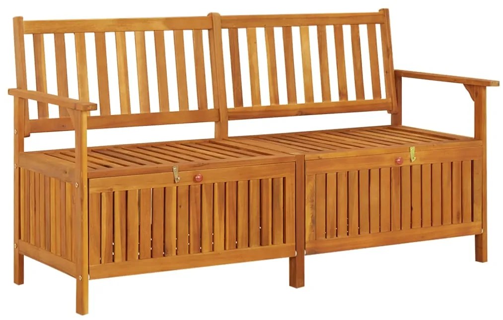 vidaXL Πάγκος Αποθήκευσης 148 εκ. από Μασίφ Ξύλο Ακακίας