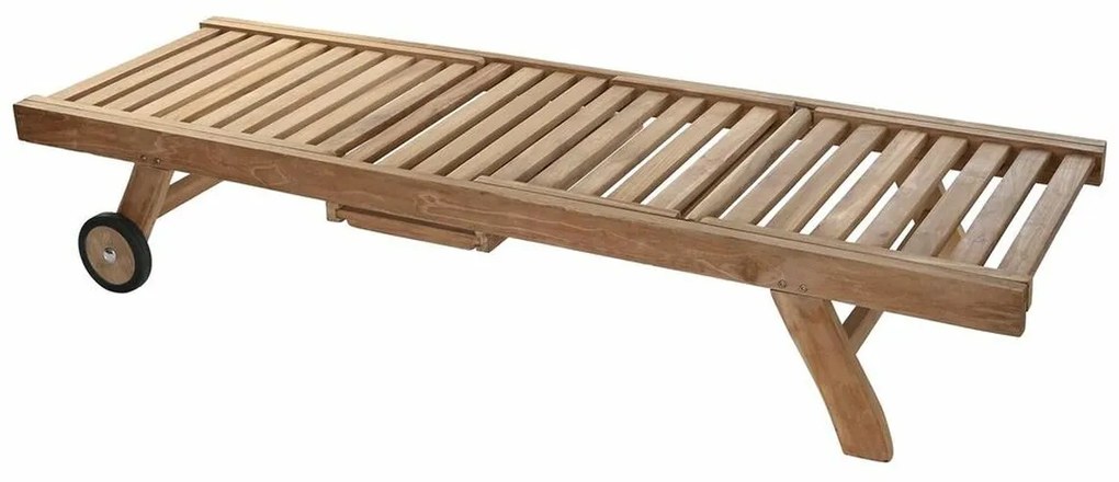 Solseng DKD Home Decor Καφέ Με τροχούς Ξύλο Τικ (200 x 65 x 36 cm)