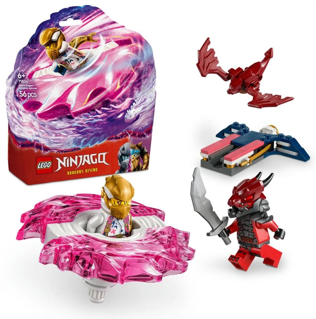 Lego 71824 Ninjago Sora's Dragon Spinjitzu Spinner για 6+ Ετών 56τμχ
