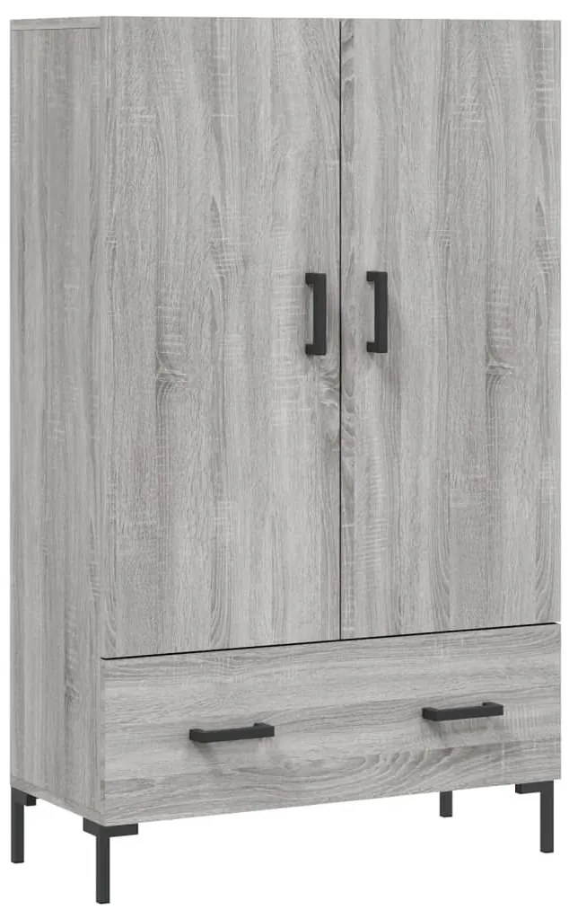 vidaXL Ντουλάπα Γκρι Sonoma 69,5 x 31 x 115 εκ. από Επεξεργασμένο Ξύλο