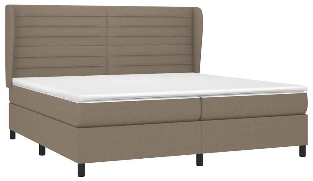 ΚΡΕΒΑΤΙ BOXSPRING ΜΕ ΣΤΡΩΜΑ TAUPE 200X200 ΕΚ. ΥΦΑΣΜΑΤΙΝΟ 3128073