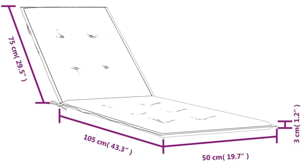 Μαξιλάρι Σεζλόνγκ Κρεμ (75+105)x50x3 εκ. Υφασμάτινη - Κρεμ