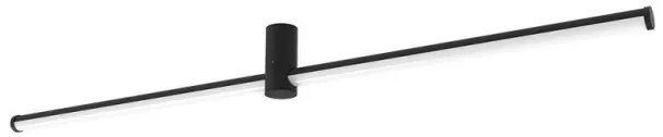 Πλαφονιέρα Φωτιστικό Οροφής LED Μαύρο Longo 4279300 Viokef 4279300 Μαύρο