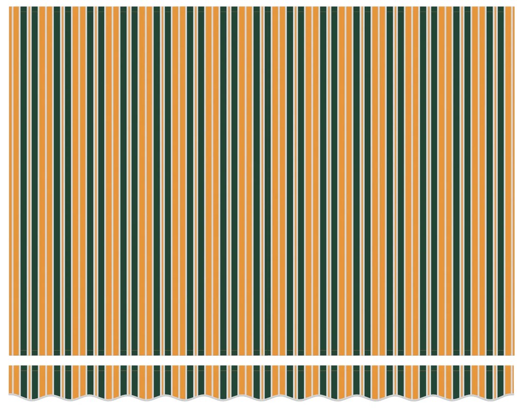 vidaXL Χειροκίνητη Αυτόματη Σκηνή 300 x 250 cm σε Πράσινη και Κίτρινη Απόχρωση