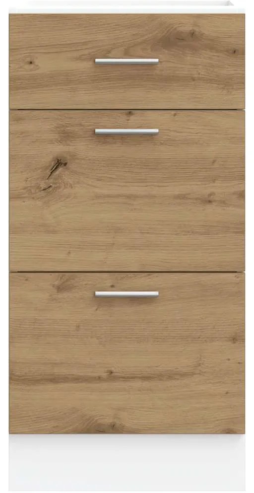 Κάτω ντουλάπι Artisan Oak 40x46x81,5 cm Κατασκευασμένο ξύλο - Καφέ
