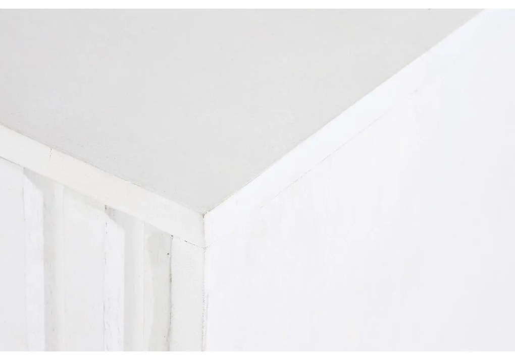 Τηλεόραση DKD Home Decor Χρυσό Μέταλλο Λευκό Ξύλο από Μάνγκο 120 x 40 x 60 cm