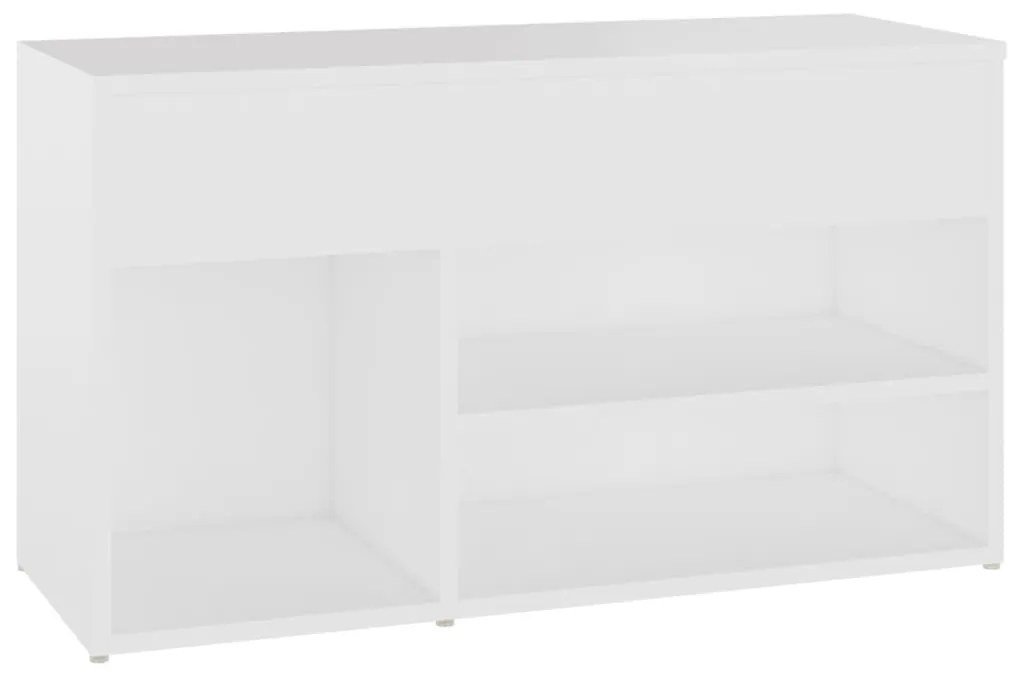 vidaXL Παπουτσοθήκη Λευκή 80 x 30 x 45 εκ. από Επεξ. Ξύλο