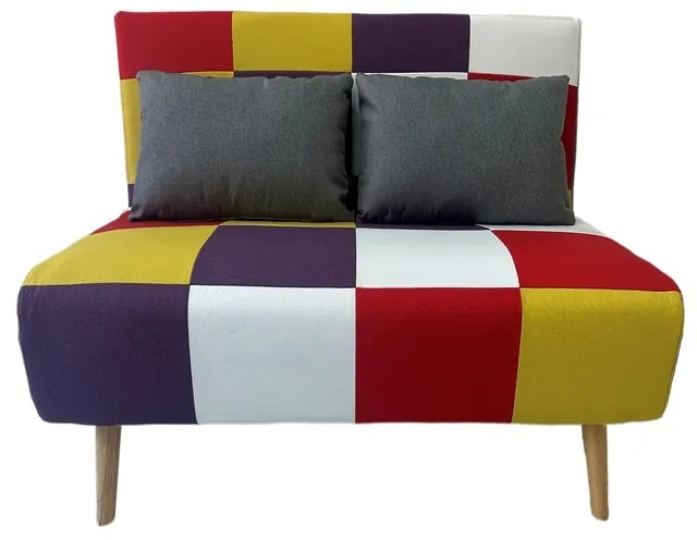 SARA PATCHWORK ΥΦΑΣΜΑ ΚΑΝΑΠΕΣ/ΚΡΕΒΑΤΙ 134Χ80ΕΚ.
