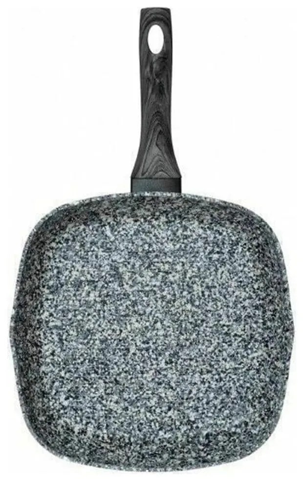 Τηγάνι Γκριλιέρα Granite 70.030.29 28cm Black Cryspo Trio 28cm Aluminium
