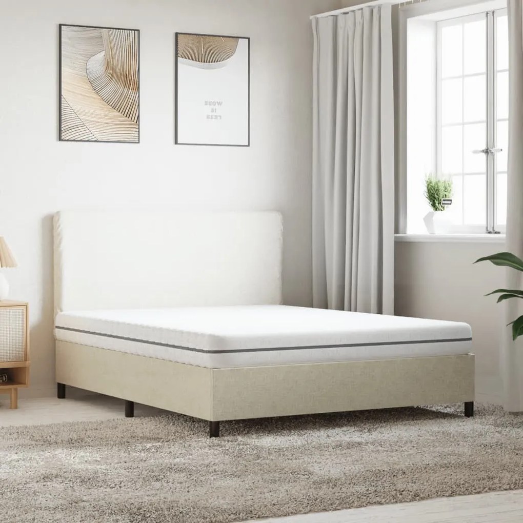 Στρώμα Αφρού Medium Soft 160x200 εκ. - Λευκό