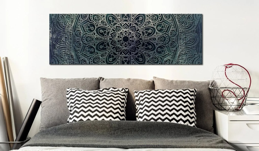 Πίνακας - Mandala: Malachite Calm 135x45