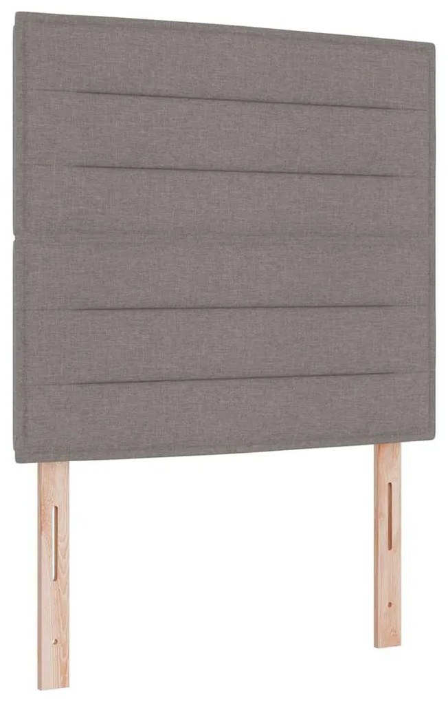 vidaXL Κεφαλάρι με κεφαλάρι Taupe 100 cm ύφασμα