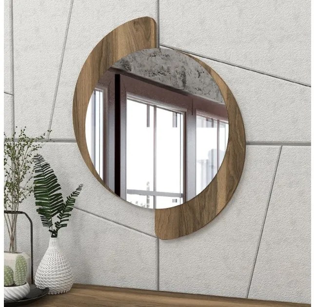Καθρέπτης τοίχου Sevilla Μegapap καρυδί 59,2x2,2x69εκ. GP042-0298,2-GP042-0298,2-Καφέ GP042-0298,2