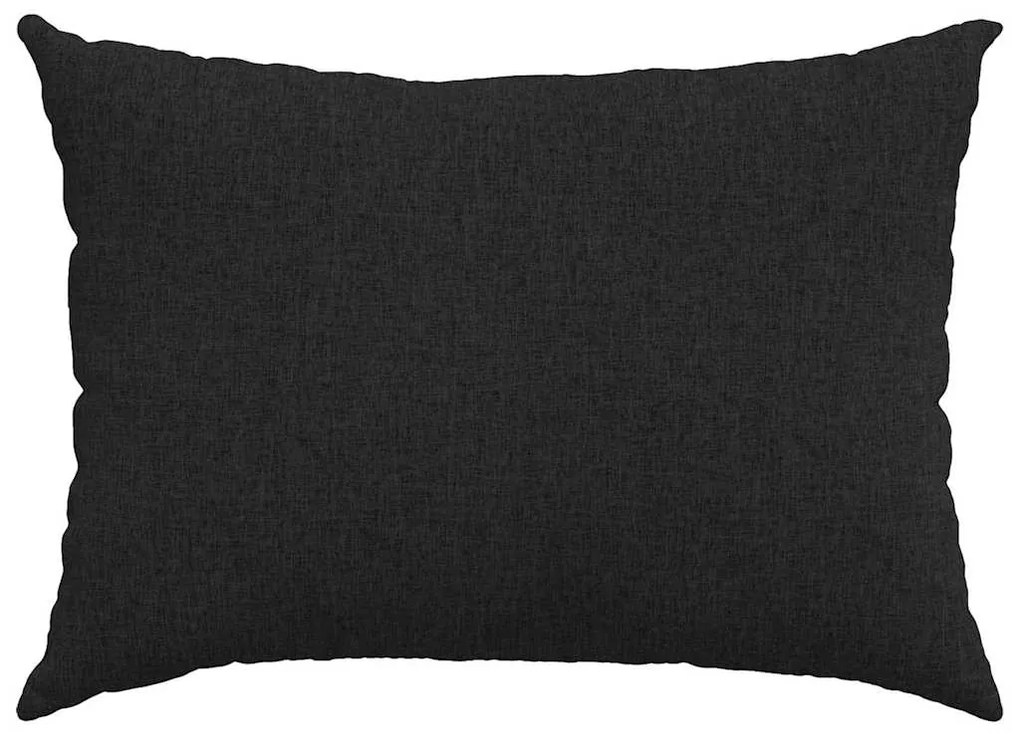 vidaXL Μαξιλάρι Καναπέ 2 pcs Μαύρο 70 x 50 cm ύφασμα