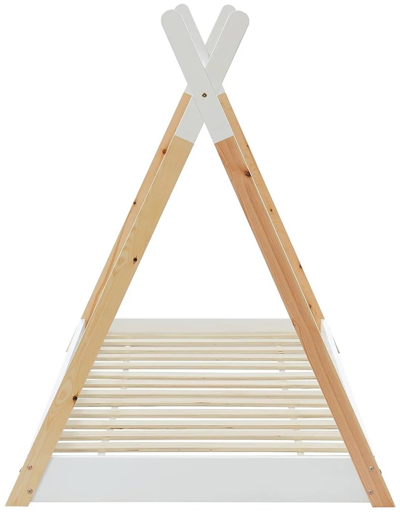 ΚΡΕΒΑΤΙ ΠΑΙΔΙΚΟ MUNK HM699.03 τ.MONTESSORI ΞΥΛΟ ΠΕΥΚΟΥ ΦΥΣΙΚΟ-ΛΕΥΚΟ- 190x90εκ (1 Τεμμάχια)
