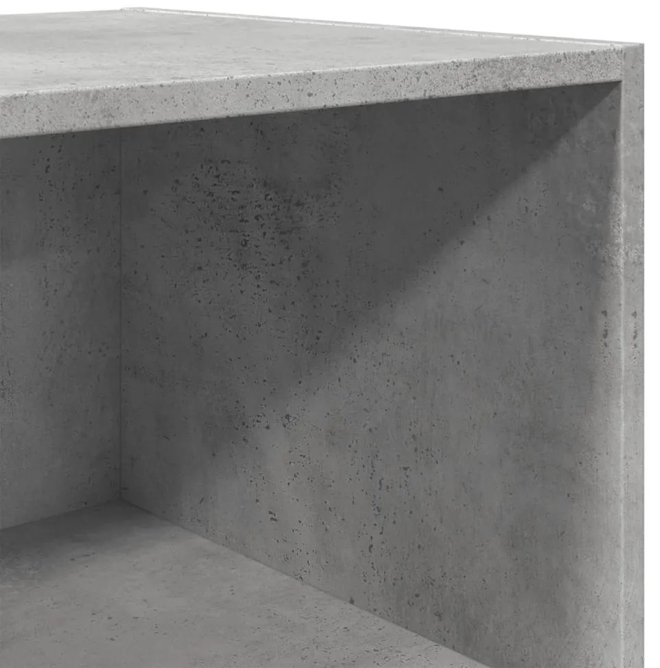 vidaXL Ντουλάπι Γκρι Σκυροδέματος 50x41x185 εκ. από Επεξεργασμένο Ξύλο