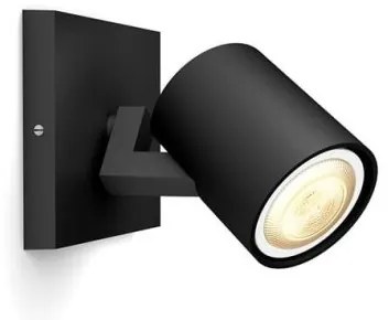 Έξυπνο Φωτιστικό Σποτ Led GU10 5W Κινητό Dimmer Hue WA Runner Philips Hue-929003045901-Μαύρο 929003045901