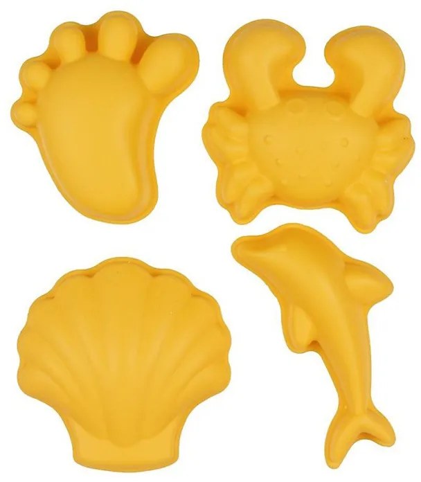 Scrunch Καλούπια Από Ανακυκλώσιμη Σιλικόνη Pastel Yellow (4 Τεμάχια) SCR-1100418