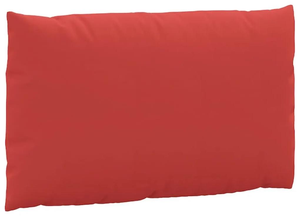 Μαξιλάρια Παλέτας 2 τεμ. Κόκκινα από Ύφασμα Oxford - Κόκκινο
