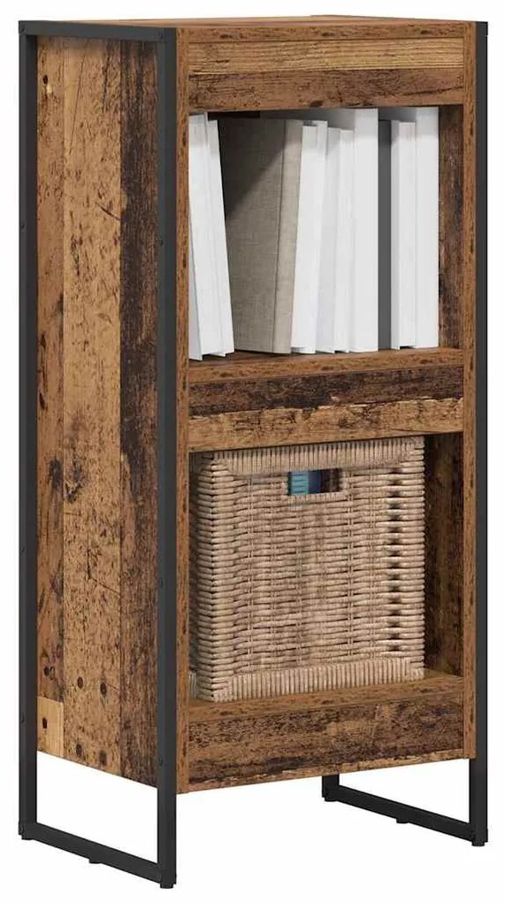 vidaXL Βιβλιοθήκη Παλιό Ξύλο 80 x 30 x 155 εκ Επεξεργασμένο ξύλο