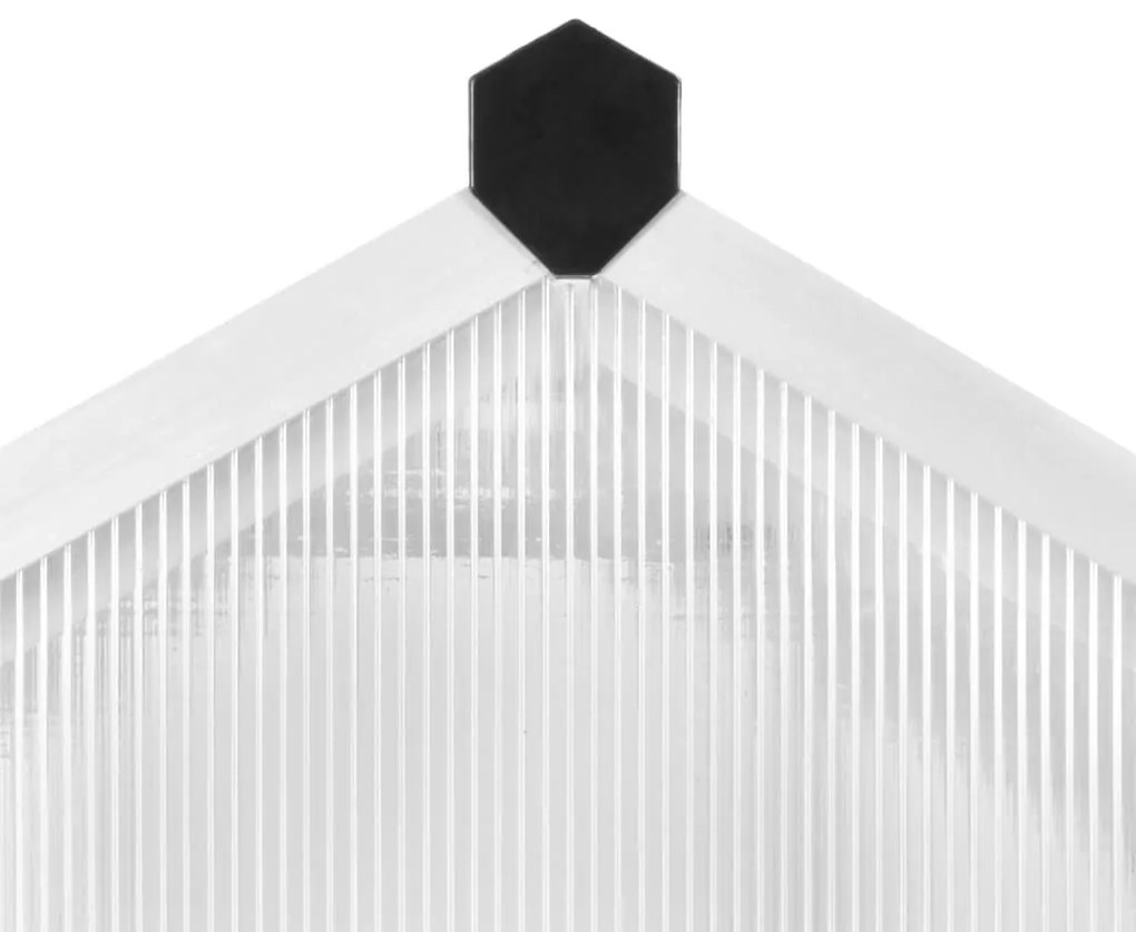 Θερμοκήπιο 302 x 190 x 195 εκ. 11,19 μ³ Αλουμινίου - Διαφανές
