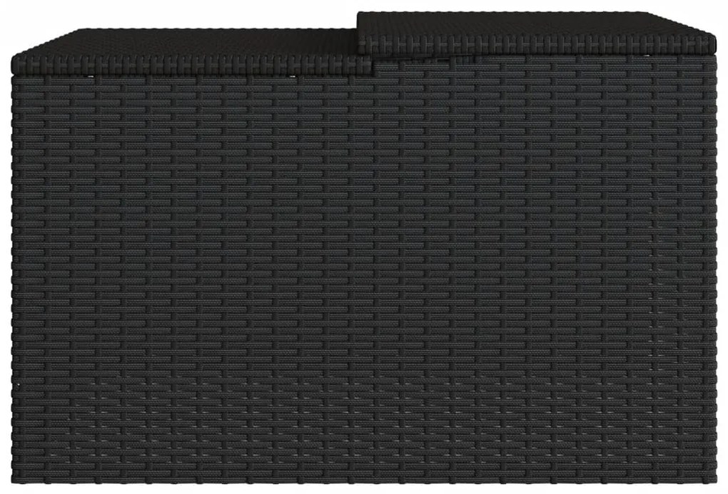 vidaXL Σκέπαστρο για Χλοοκοπτ. Ρομπότ Μαύρο 86x90x52/57 εκ Συνθ. Ρατάν