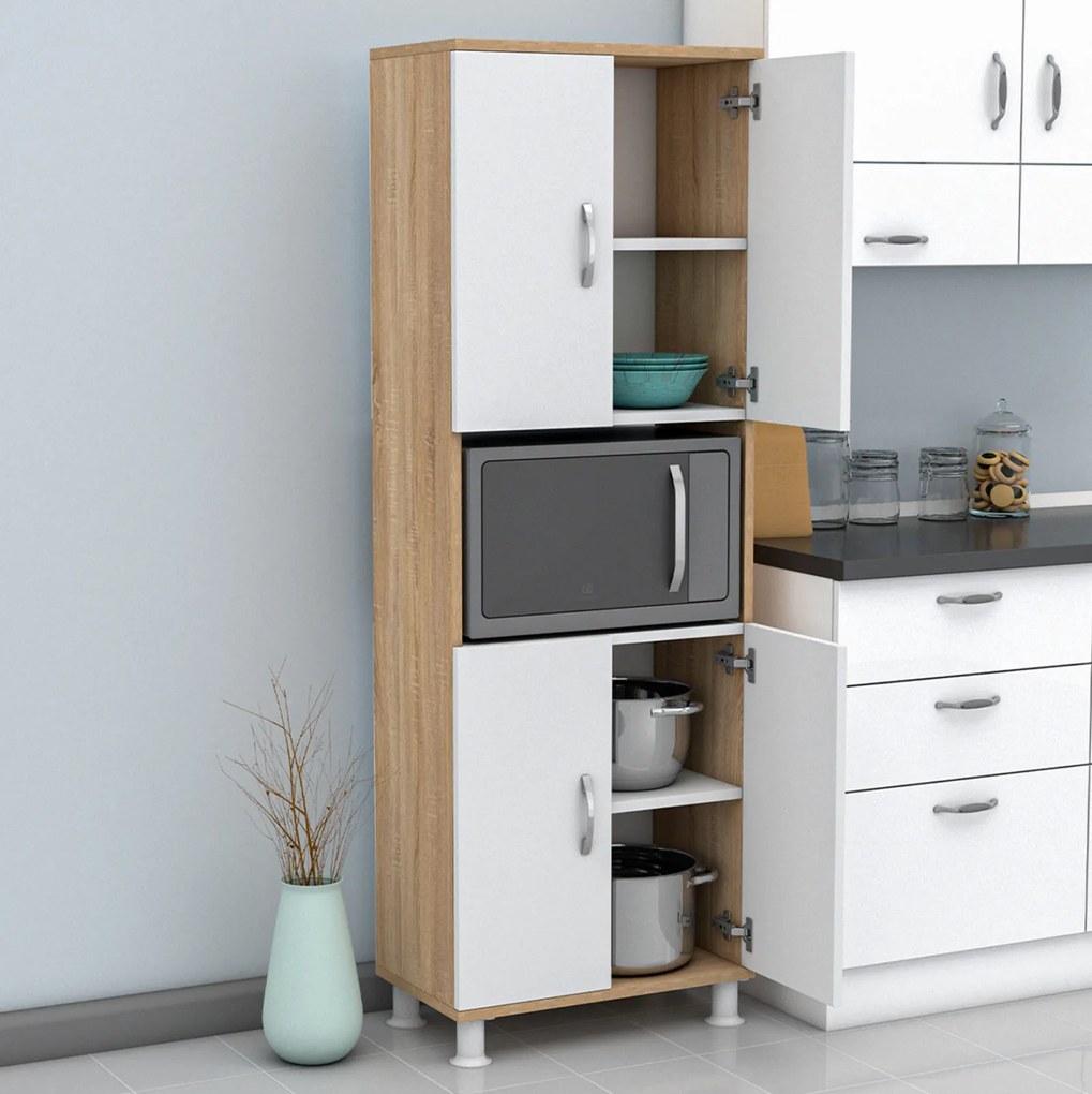 ΕΠΙΠΛΟ ΚΟΥΖΙΝΑΣ/ΝΤΟΥΛΑΠΙ RAD HM18196.03 ΜΕΛΑΜΙΝΗ ΣΟΝΑΜΑ-ΛΕΥΚΟ 56x32x165Υεκ. - 0615389 - HM18196.03