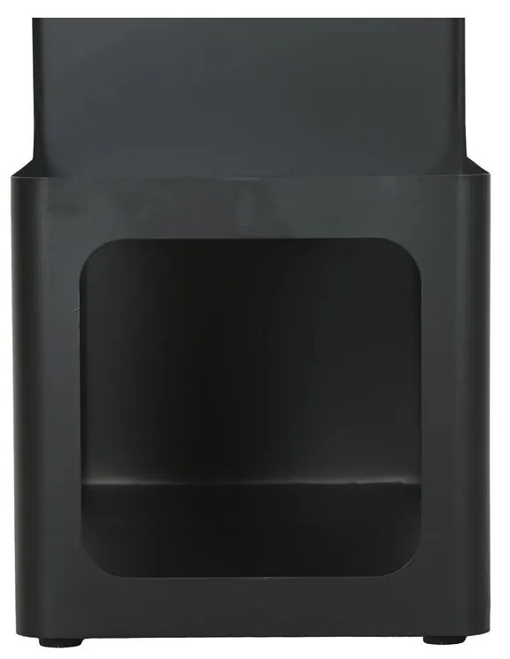 Βοηθητικό Τραπέζι Home ESPRIT Μαύρο Μέταλλο 60 x 30 x 60 cm