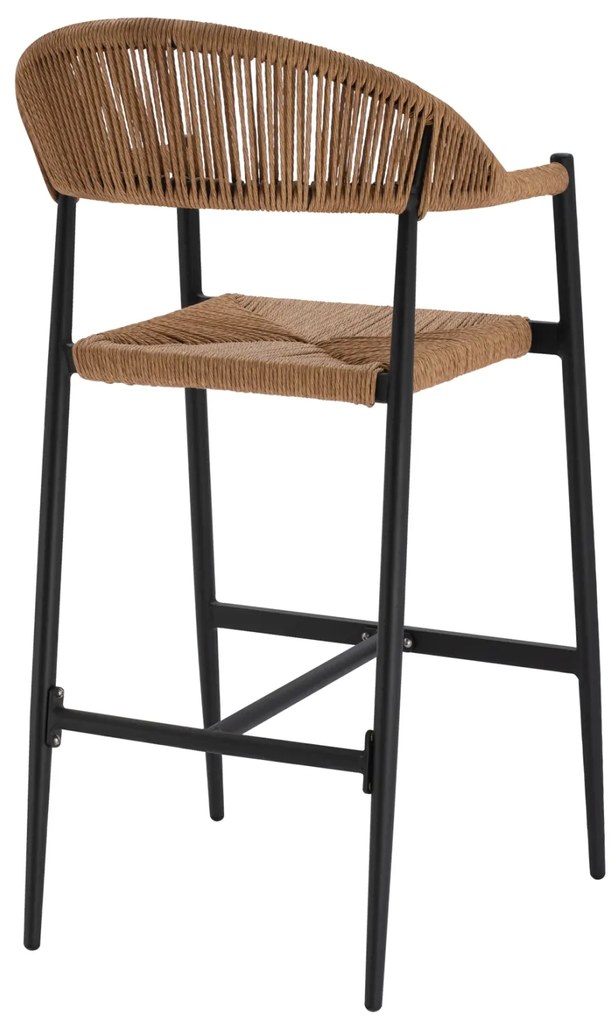 ΣΚΑΜΠΟ BAR ΑΛΟΥΜΙΝΙΟΥ GREGG HM5788.12 ΑΝΘΡΑΚΙ-ΜΠΕΖ ΤΗΣ ΑΜΜΟΥ ΣΥΝΘ.RATTAN 54x57x106Υεκ (1 Τεμμάχια)