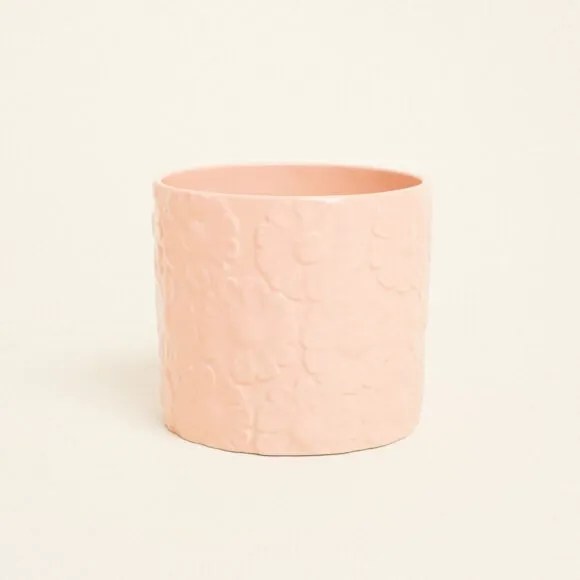 Beauty Home Κασπώ Πήλινο με Ανάγλυφο Σχέδιο Λουλουδιών
12.8cm x 13.1cm