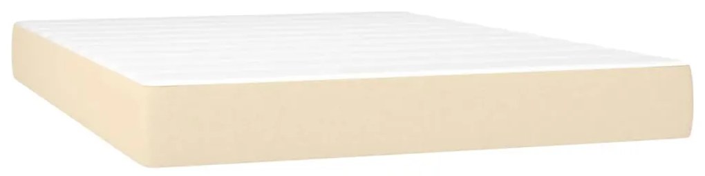 ΚΡΕΒΑΤΙ BOXSPRING ΜΕ ΣΤΡΩΜΑ ΚΡΕΜ 140X200 ΕΚ. ΥΦΑΣΜΑΤΙΝΟ 3137242