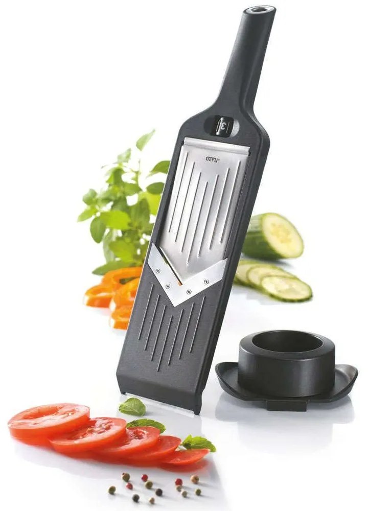 Μαντολίνο V Violi 50440 9x5,5x32cm Inox-Black Inox-Black Gefu Steel,Abs