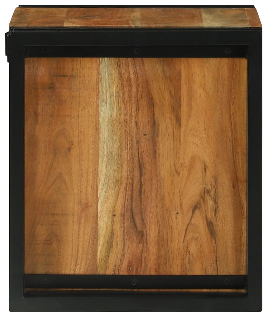 vidaXL Ράφι κρασιών  34.5x35x39 εκ. μασίφ ξύλο ακακίας