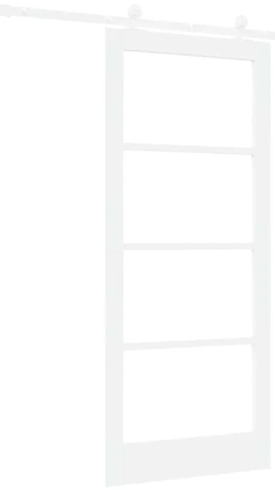 vidaXL Συρόμενη Πόρτα ORKDAL Λευκό 86 x 198.5 cm Ξύλο και μέταλλο