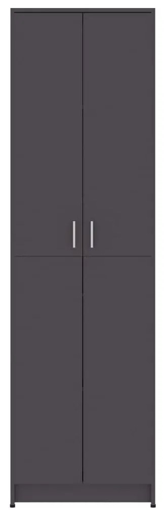 vidaXL Ντουλάπα Διαδρόμου Γκρι 55 x 25 x 189 εκ. από Μοριοσανίδα