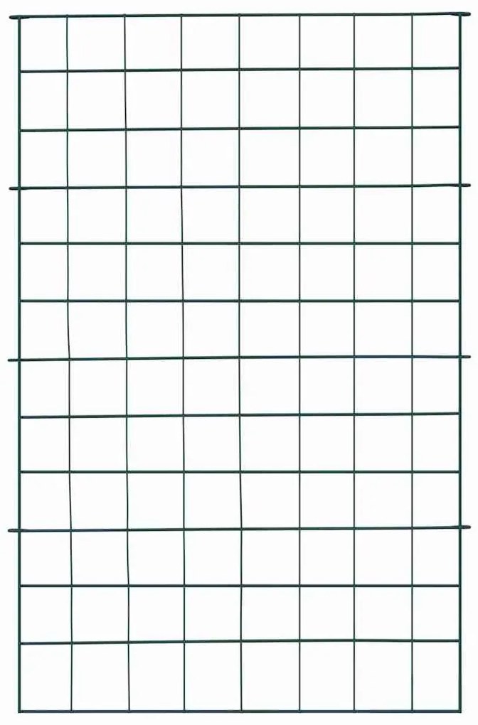 vidaXL Σετ φράχτη για λιμνούλες 8 pcs Πράσινο 50 x 80 cm Ατσάλι