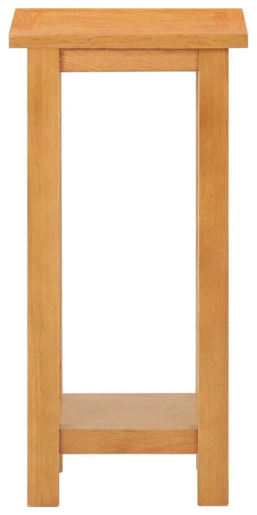 vidaXL Τραπέζι Βοηθητικό 27 x 24 x 55 εκ. από Μασίφ Ξύλο Δρυός