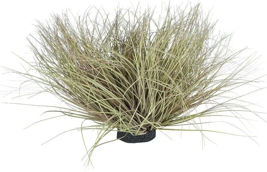 Τεχνητό Φυτό Θάμνος Grass Bush 21167 50x30cm Natural GloboStar PVC