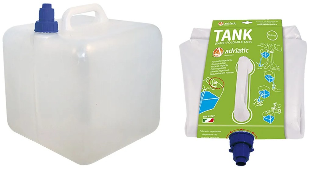 Δοχείο Νερού Adriatic 18lt Πτυσσόμενο Με Ρυθμιζόμενη Βρύση 474