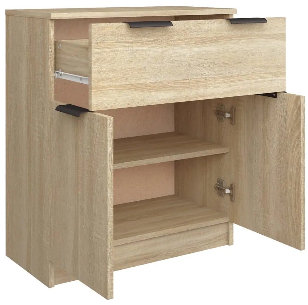 vidaXL Ντουλάπι Sonoma Δρυς 60 x 30 x 70 εκ. από Επεξεργασμένο Ξύλο