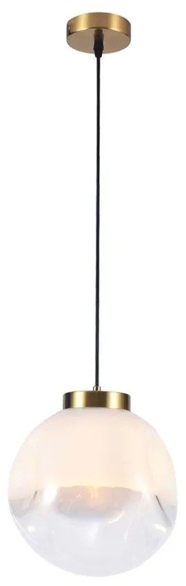 Φωτιστικό Οροφής Κρεμαστό Vana 4313600 E27 1xMax 40W 25x150cm Gold-Clear Viokef